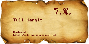 Tuli Margit névjegykártya